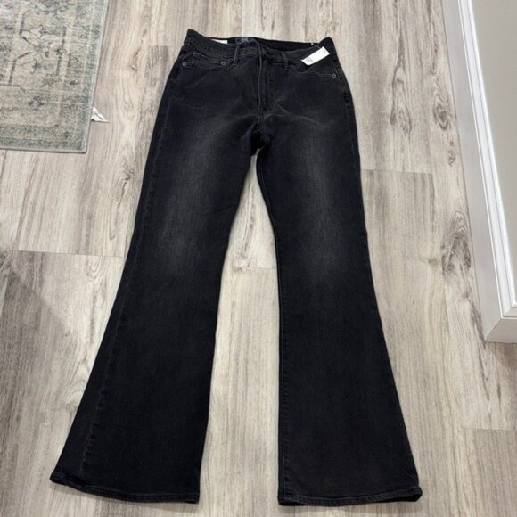 GAP Women's Charcoal Flare Jeans HIGH RISE FLARE JEANS SIZE 29 NWT - Picture 1 of 9